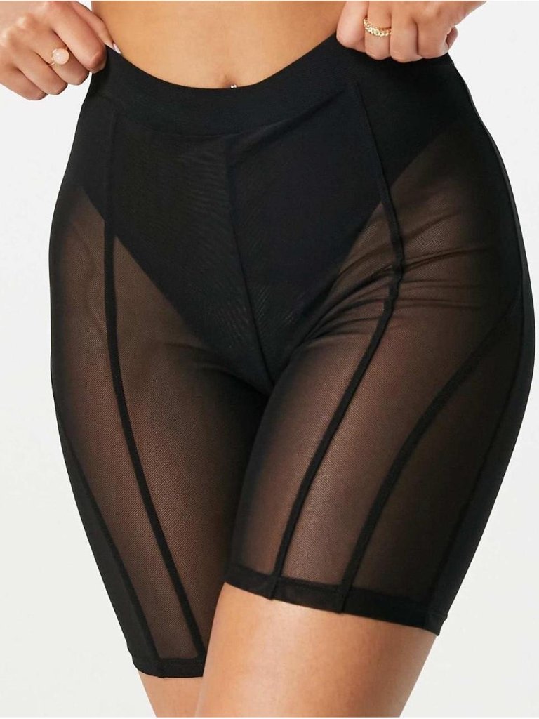 Public Desire Mesh Short Black - Xs